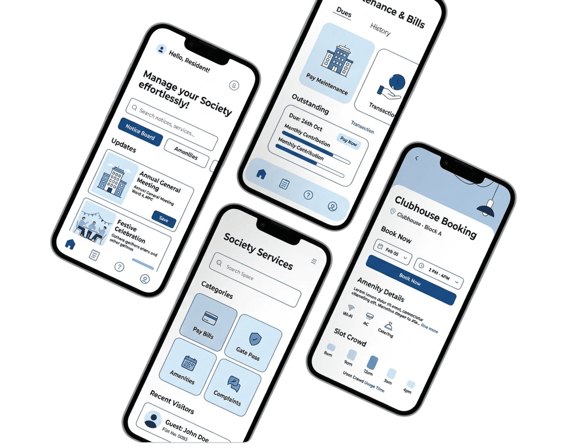 Housing Society Management Mobile App